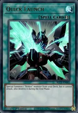 Quick Launch - Ultra Rare 1st Edition BLC1-EN042 - NM - YuGiOh - Image 1