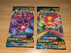Darkness Ablaze Pokemon Booster Pack X2 Sealed Pokemon - Image 1