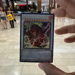 Yugioh! 1x Snake-Eyes Vengeance Dragon ALIN-EN040 Ultra Rare 1st Ed NM - Image 1