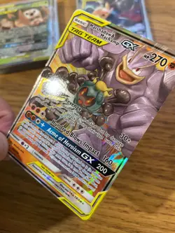 Marshadow & Machamp GX (82/214) Unbroken Bonds Tag Team Holo Rare Pokemon Card! - Image 4