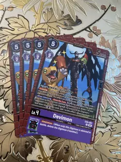 Digimon Card Game Playset Devimon EX9-061 U Versus Monsters - Image 1