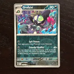 Grafaiai 146/193 Pokemon Paldea Evolved SV02 Reverse Holo Uncommon Card NM - Image 1