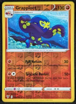 Grapploct 2020 Vivid Voltage Reverse Holo Rare Pokemon Card 101/185 (NM) - Image 1