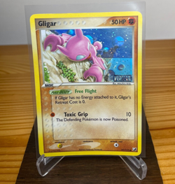 Reverse Holo + Stamped - Gligar 57/115 - 2005 Unseen Forces - Pokemon Card - Image 1
