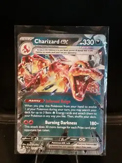 Charizard EX Evolving Champions Pokemon Card 330 HP Holo Rare - Image 1
