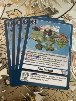 Digimon Card Game Playset File Island U EX9-072 Versus Monsters - Image 1