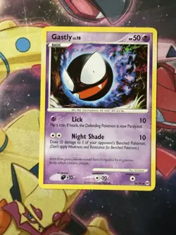 Pokemon Gastly 36/99 Platinum Arceus Uncommon LP Card - Image 1