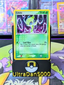Celebi 029 Nintendo Black Star Promo Holo SWIRL Rare Pokemon Card - Image 1