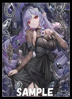 Zenless Zone Zero Black VivianBanshee doujin Card Sleeve Protector - Image 1