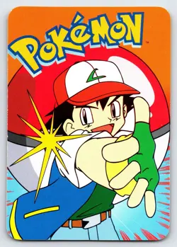 Rattata #019 Pokemon Vending Prism Holo Sticker Card Nintendo Authentic - Nm/Vlp - Image 2