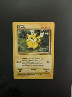 Pokemon Card Pikachu Jungle Set 60/64 Common Unlimited Edition NM Condition - Image 2