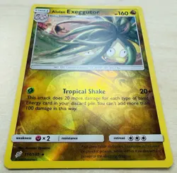 Alolan Exeggutor 114/181 Reverse Holo - Sun & Moon Team Up Pokemon TCG Card [NM] - Image 2