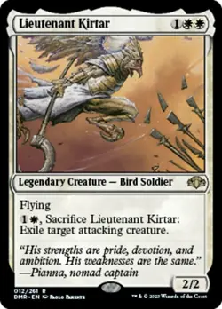 Lieutenant Kirtar NM, English MTG Dominaria Remastered - Image 1