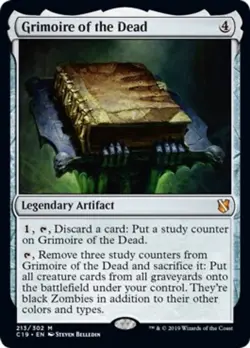 Moderate Play, English MTG Regular Grimoire of the Dead Commander 2019 Magic the - Image 1