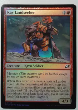 Kav Landseeker *FOIL Common* Magic MtG x1 Edge of Eternities - Image 1