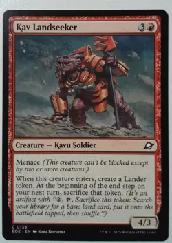 Kav Landseeker *PLAYSET* Magic MtG x4 Edge of Eternities - Image 1