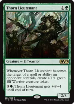 Thorn Lieutenant - Foil NM, English MTG Core Set 2019 - Image 1