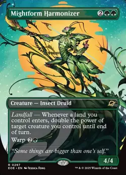 1x Mightform Harmonizer - Extended Art NM Eng MTG - Edge of Eternities - Image 1