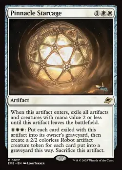 1x Pinnacle Starcage NM Eng MTG - Edge of Eternities - Image 1