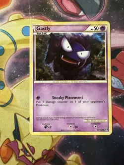 Gastly 63/102, HGSS Triumphant, Pokemon, LP - Image 1