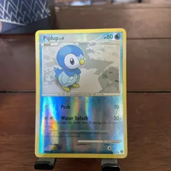 Pokemon Piplup Holo Swirl 93/130 Diamond and Pearl LP+ - Image 4