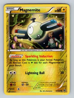 Pokemon XY - BREAKthrough #51/162 Magnemite (51) Reverse Holo - Image 1