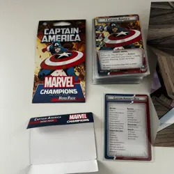 Marvel Champions Captain America Hero Pack Card Game LCG OOP Complete - Image 3