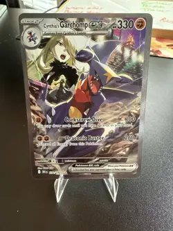Cynthia's Garchomp EX 232/182 SIR Destined Rivals Pokemon Card NM - Image 1