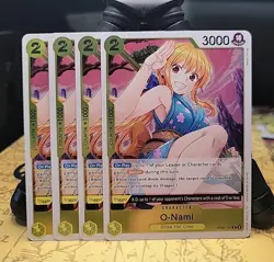 O-Nami OP06-101 L OP-06 Wings of Captain One Piece Card Japanese - Image 1