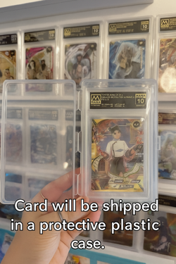 Hashirama Senju NR-CR-019 Naruto Kayou Card AI Grade Mana 10 Gem Mint - Image 3