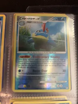 Croconaw 44/123 Mysterious Treasures Reverse Holo Pokemon Card - LP - Image 1