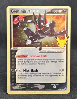 Pokemon TCG Greninja Star SWSH144 Celebrations Sword & Shield Promo Card Holo - Image 1
