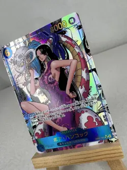 One Piece Card Game Boa Hancock OP07-051 SR Manga Alt Art Japanese NM/Mint - Image 3