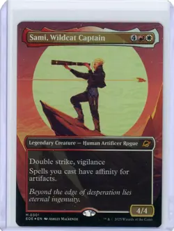 x1 Sami, Wildcat Captain - Foil - Borderless M MTG Edge of Eternities M/NM, Engl - Image 1