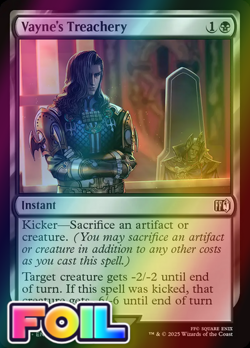 x1 Vayne's Treachery FOIL FIN Final Fantasy MTG 124 M/NM 1x - Image 1