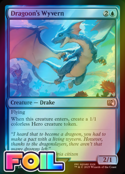 x1 Dragoon's Wyvern FOIL FIN Final Fantasy MTG 49 M/NM 1x - Image 1