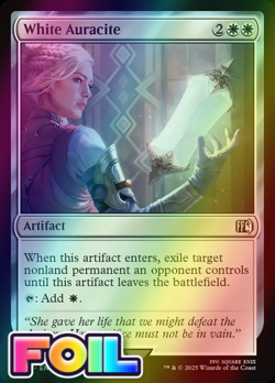 x1 White Auracite FOIL FIN Final Fantasy MTG 41 M/NM 1x - Image 1