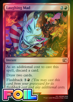 x1 Laughing Mad FOIL FIN Final Fantasy MTG 143 M/NM 1x - Image 1