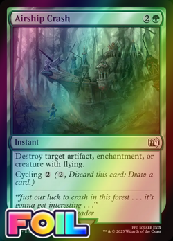 x1 Airship Crash FOIL FIN Final Fantasy MTG 171 M/NM 1x - Image 1