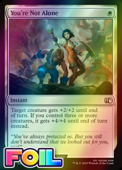 x1 You're Not Alone FOIL FIN Final Fantasy MTG 44 M/NM 1x - Image 1