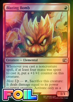 x1 Blazing Bomb FOIL FIN Final Fantasy MTG 130 M/NM 1x - Image 1