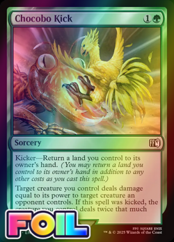 x1 Chocobo Kick FOIL FIN Final Fantasy MTG 178 M/NM 1x - Image 1
