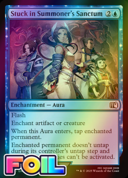 x1 Stuck in Summoner's Sanctum FOIL FIN Final Fantasy MTG 76 M/NM 1x - Image 1