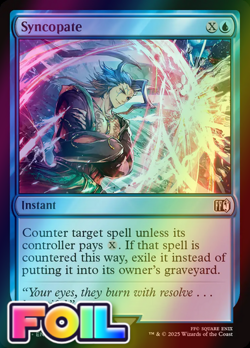 x1 Syncopate FOIL FIN Final Fantasy MTG 80 M/NM 1x - Image 1