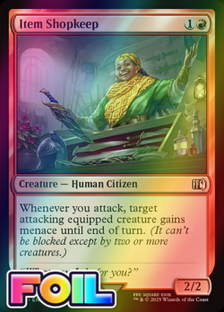 x1 Item Shopkeep FOIL FIN Final Fantasy MTG 142 M/NM 1x - Image 1