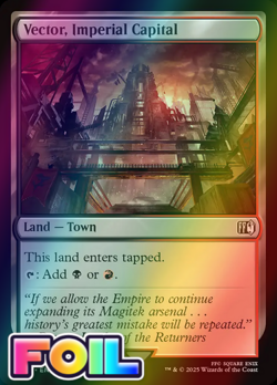 x1 Vector, Imperial Capital FOIL FIN Final Fantasy MTG 291 M/NM 1x - Image 1