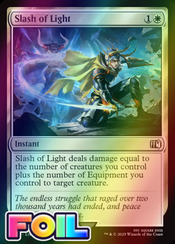 x1 Slash of Light FOIL FIN Final Fantasy MTG 32 M/NM 1x - Image 1