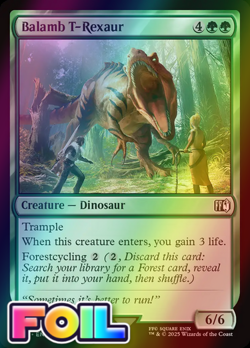 x1 Balamb T-Rexaur FOIL FIN Final Fantasy MTG 173 M/NM 1x - Image 1