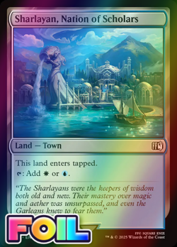 x1 Sharlayan, Nation of Scholars FOIL FIN Final Fantasy MTG 288 M/NM 1x - Image 1