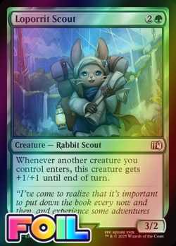 x1 Loporrit Scout FOIL FIN Final Fantasy MTG 192 M/NM 1x - Image 1